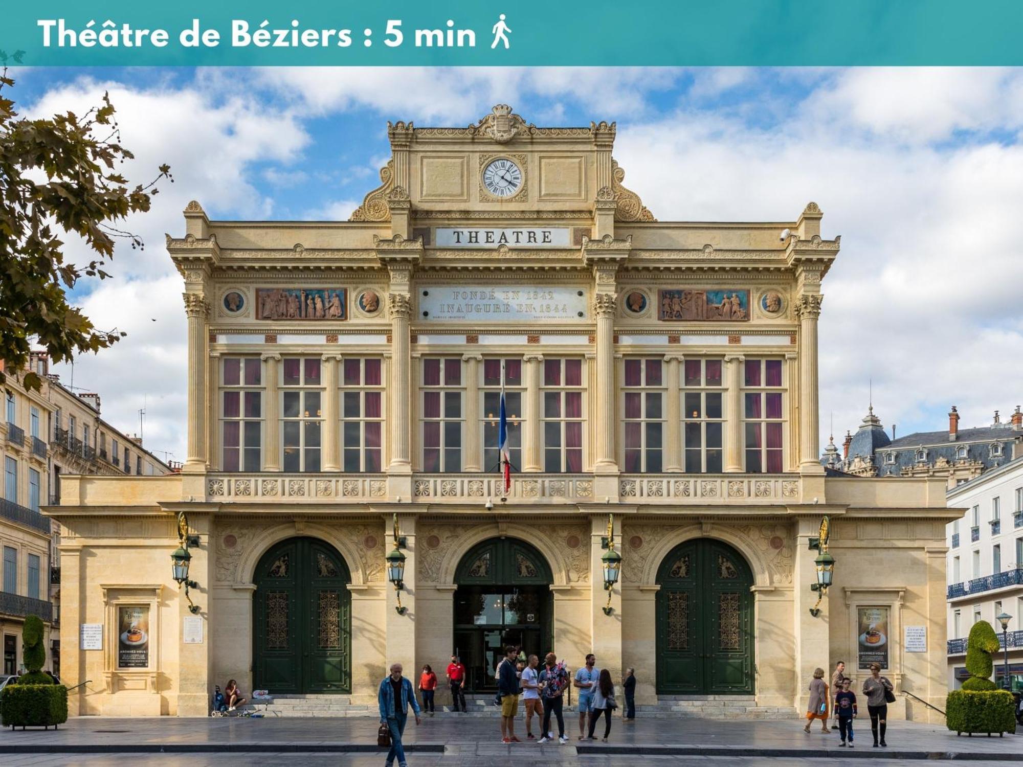Apartmán Charmant Studio Climatise 'Alma 1' - Beziers Centre - Wifi Fibre - Netflix Exteriér fotografie